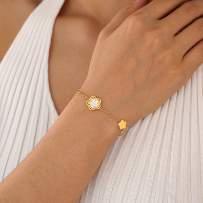 Diamond Clover Bracelet