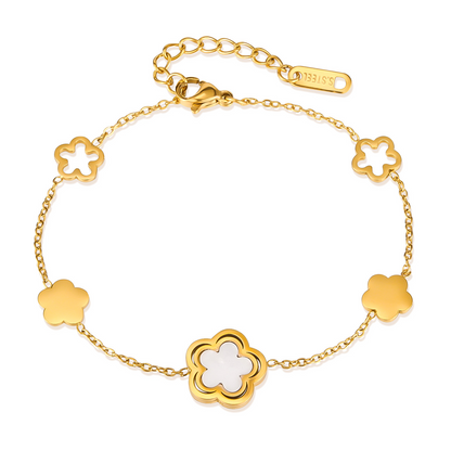 Diamond Clover Bracelet
