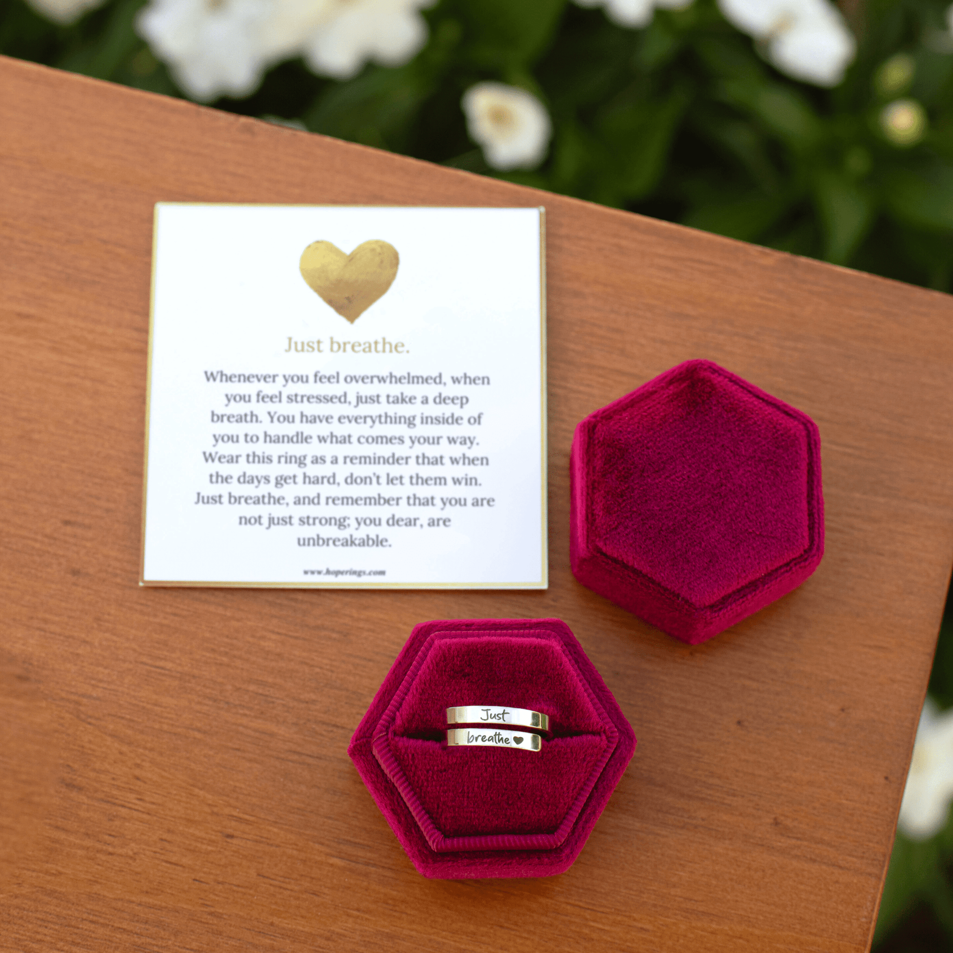 Just Breathe™ Serene Ring