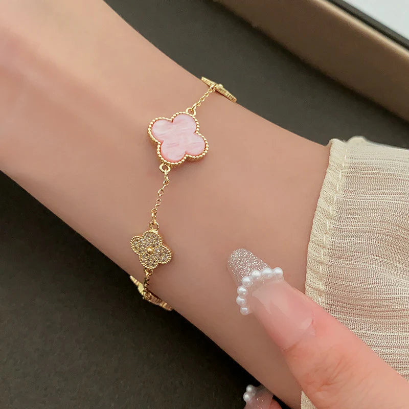 Diamond Clover Bracelet