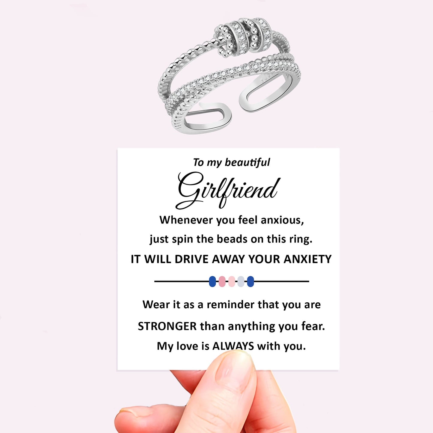 Altura™ Serenity Spinner Ring Set