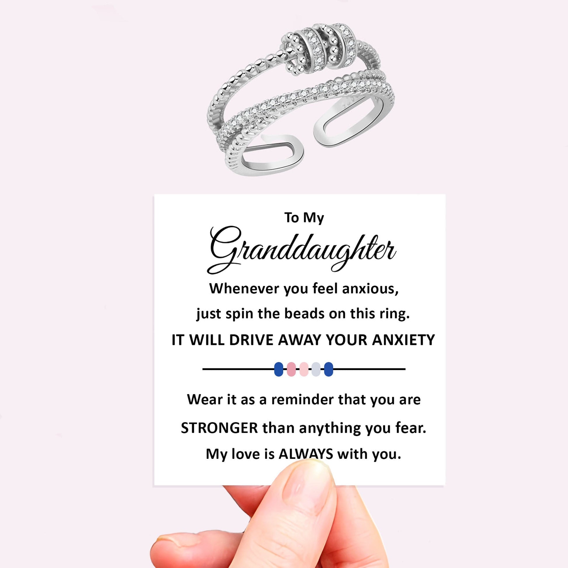 Altura™ Serenity Spinner Ring Set