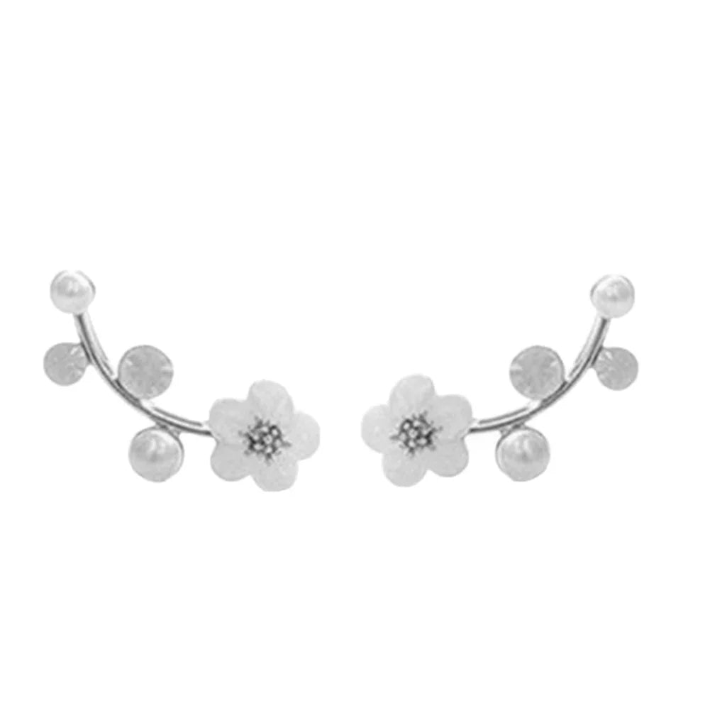 Leaf Flower Earrings