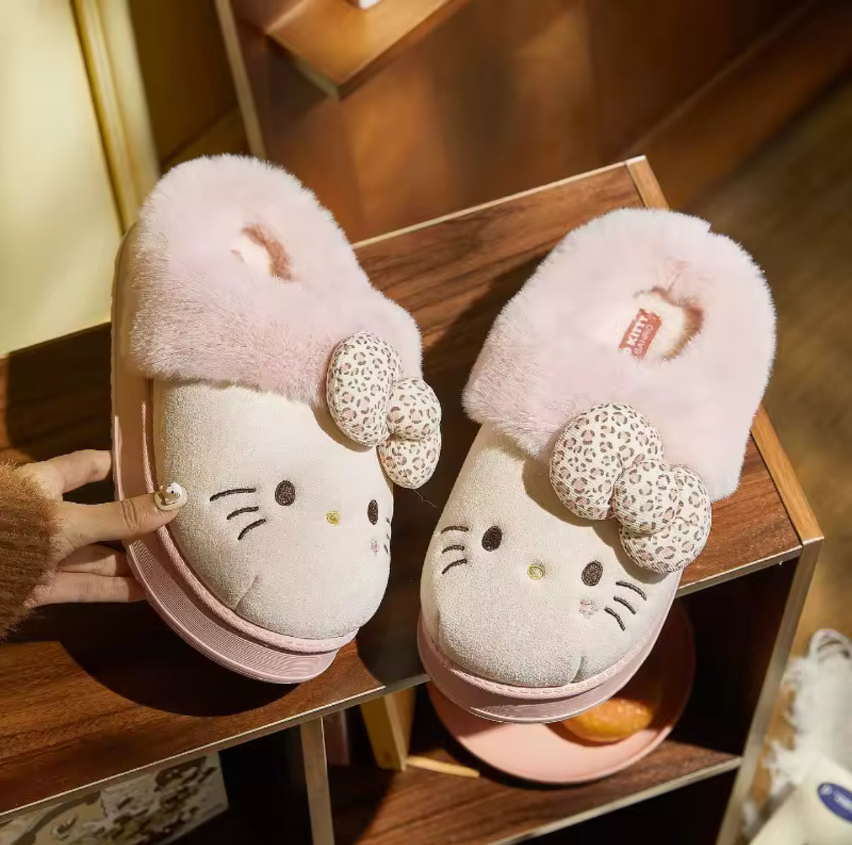 Hello Kitty Cozy Slippers