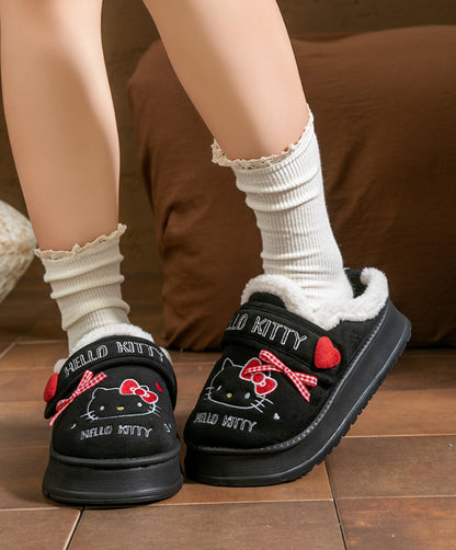 Hello Kitty Cozy Bow Slippers