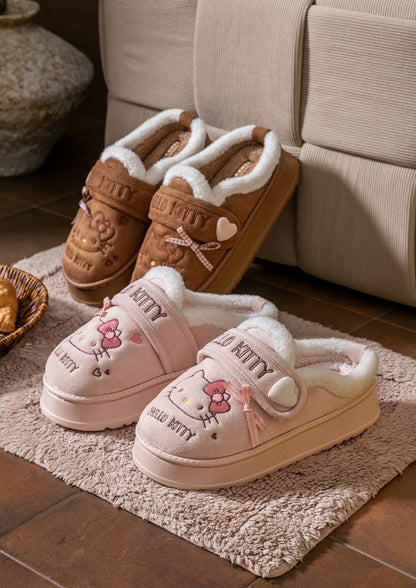 Hello Kitty Cozy Bow Slippers