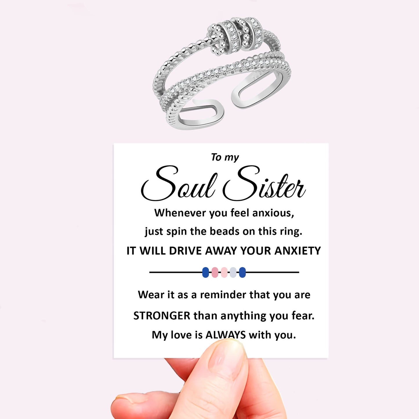 Altura™ Serenity Spinner Ring Set