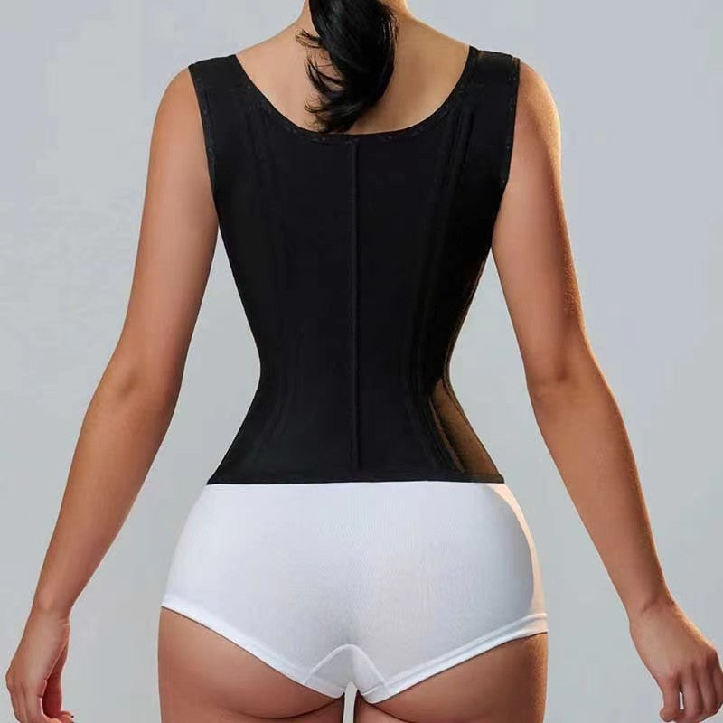 Eteross ™ Faja Shapewear with Double Waistband - Abdominal Control and Waist Sculpting