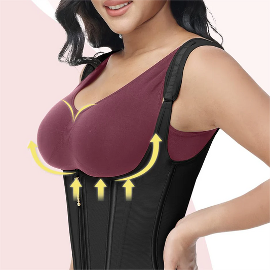 Eteross ™ Faja Shapewear with Double Waistband - Abdominal Control and Waist Sculpting