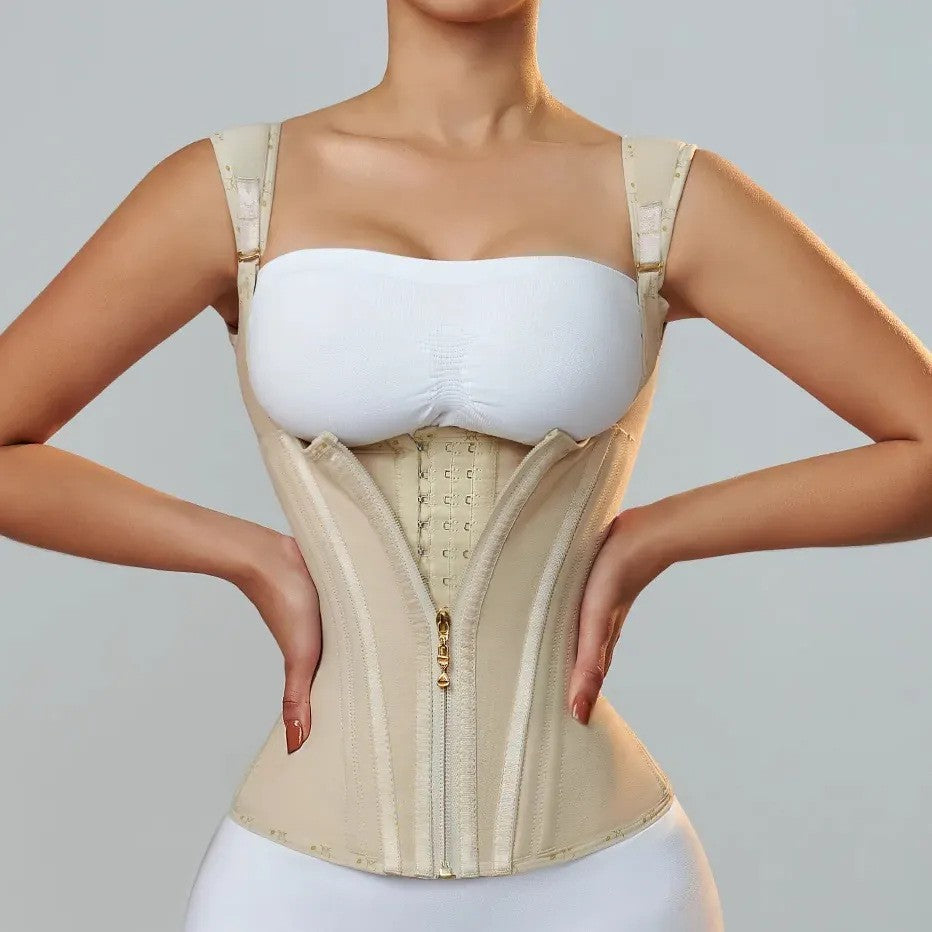 Eteross ™ Faja Shapewear with Double Waistband - Abdominal Control and Waist Sculpting